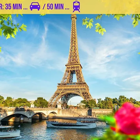 Qhome 4 - F2 Entre Paris Et - Parking Prive Apartment *